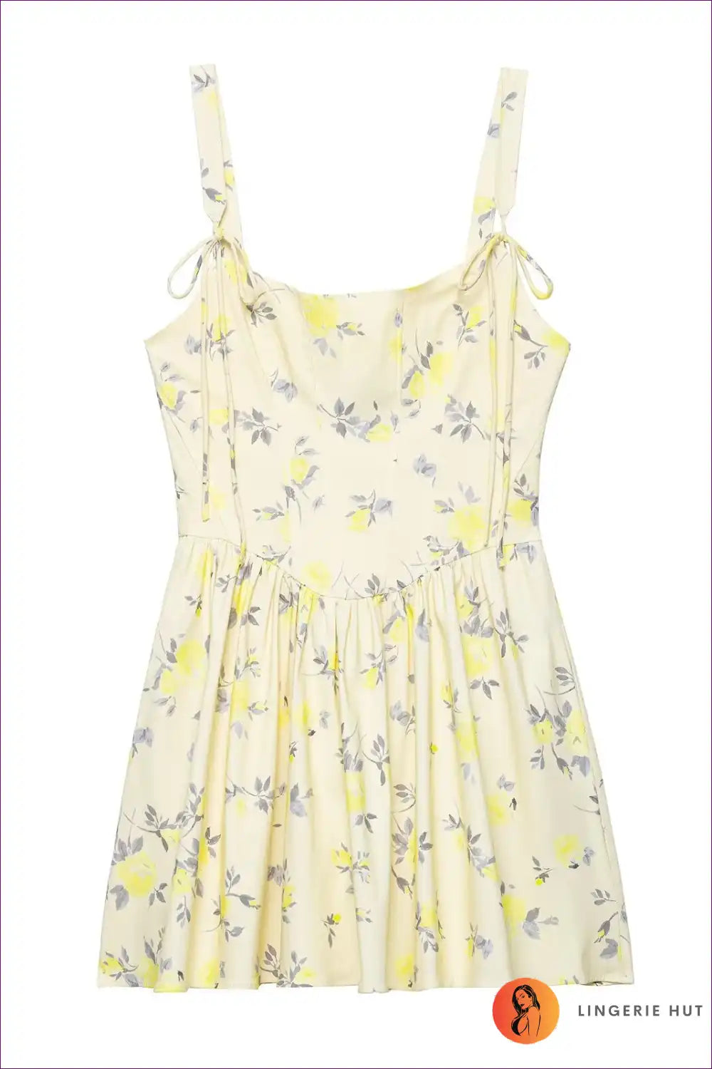 Mini Dress with Floral Print - Summer Confidence for A-line, Casual, Dress, Everyday,