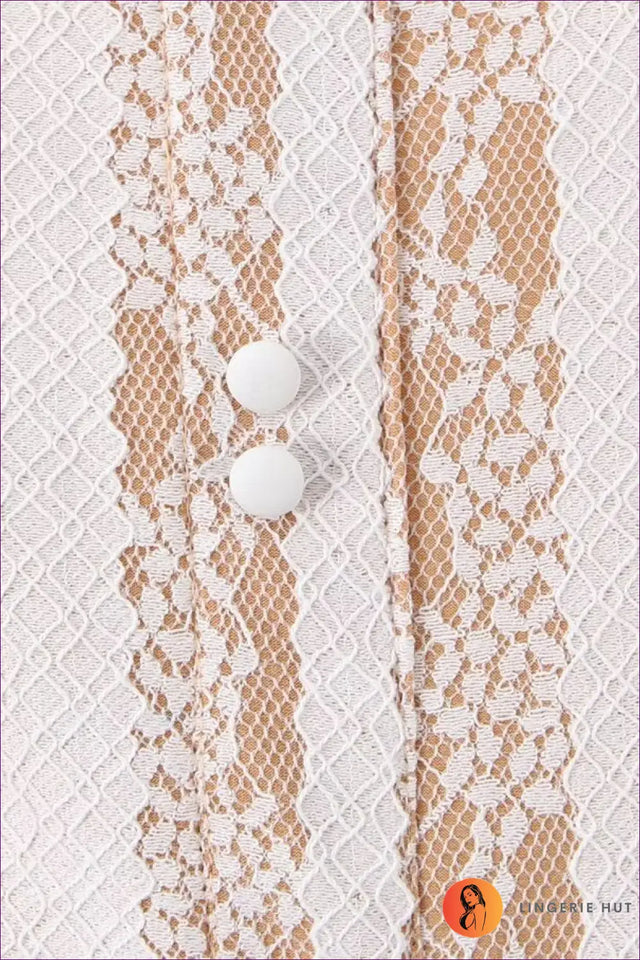 Mini Dress with Lace Bodice - Playful Sophistication