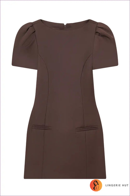 Mini Dress with Pleated Detail - After Hours Edge for Bodycon, Clubwear, Date Night, Dress, Dresses