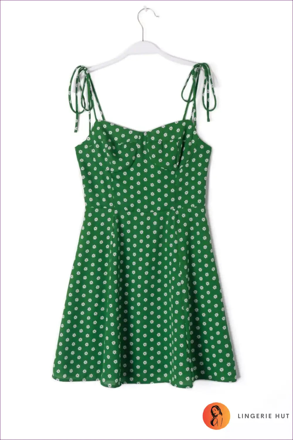 Mini Dress with Polka Dot Print - Playful Sophistication