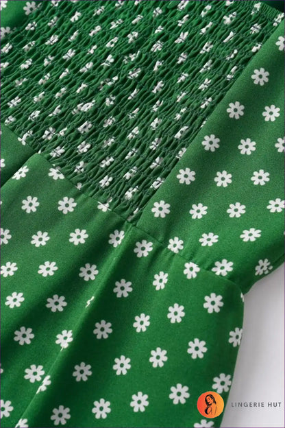 Mini Dress with Polka Dot Print - Playful Sophistication