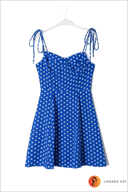 Mini Dress with Polka Dot Print - Playful Sophistication