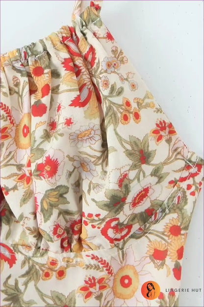 Mini Dress with Smocked Bodice - French Romance for Bodycon, Boho, Casual, Dress, Everyday