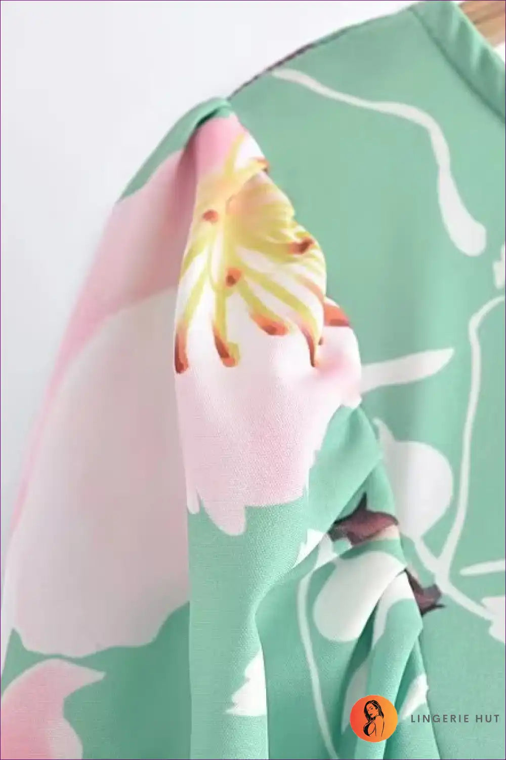 Mini Dress with Tie Sleeves - Garden Party Charm for A-line, Backless, Casual, Cutout,