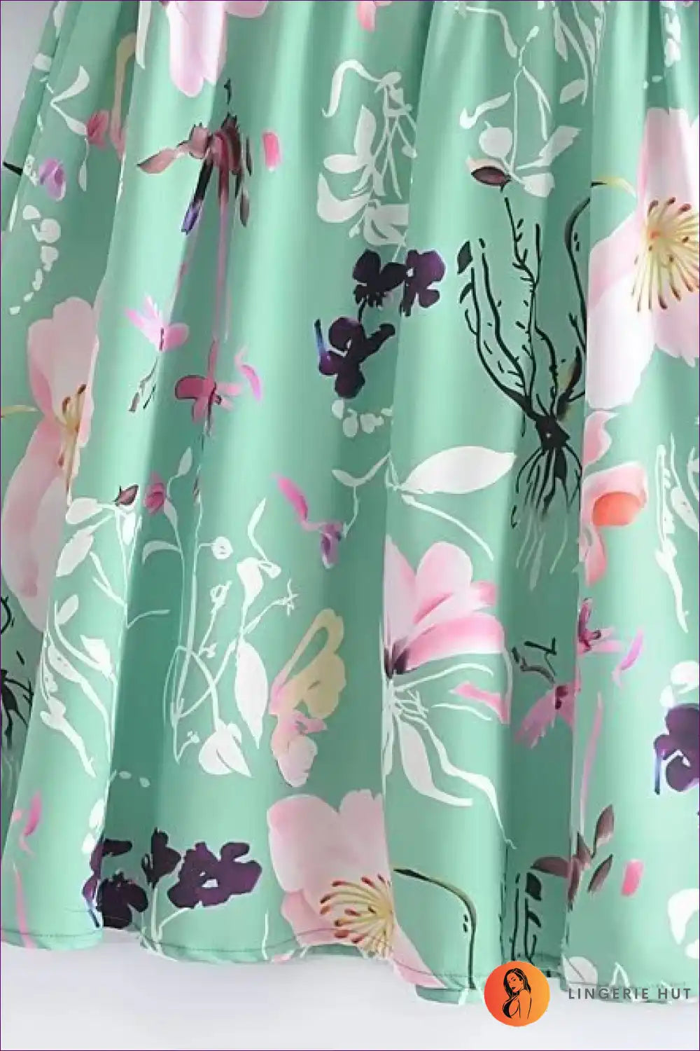 Mini Dress with Tie Sleeves - Garden Party Charm for A-line, Backless, Casual, Cutout,