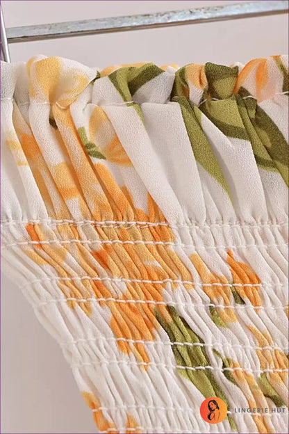 Mini Dress with Tiered Ruffles - Garden Party Ready for A-line, Backless, Boho, Casual,