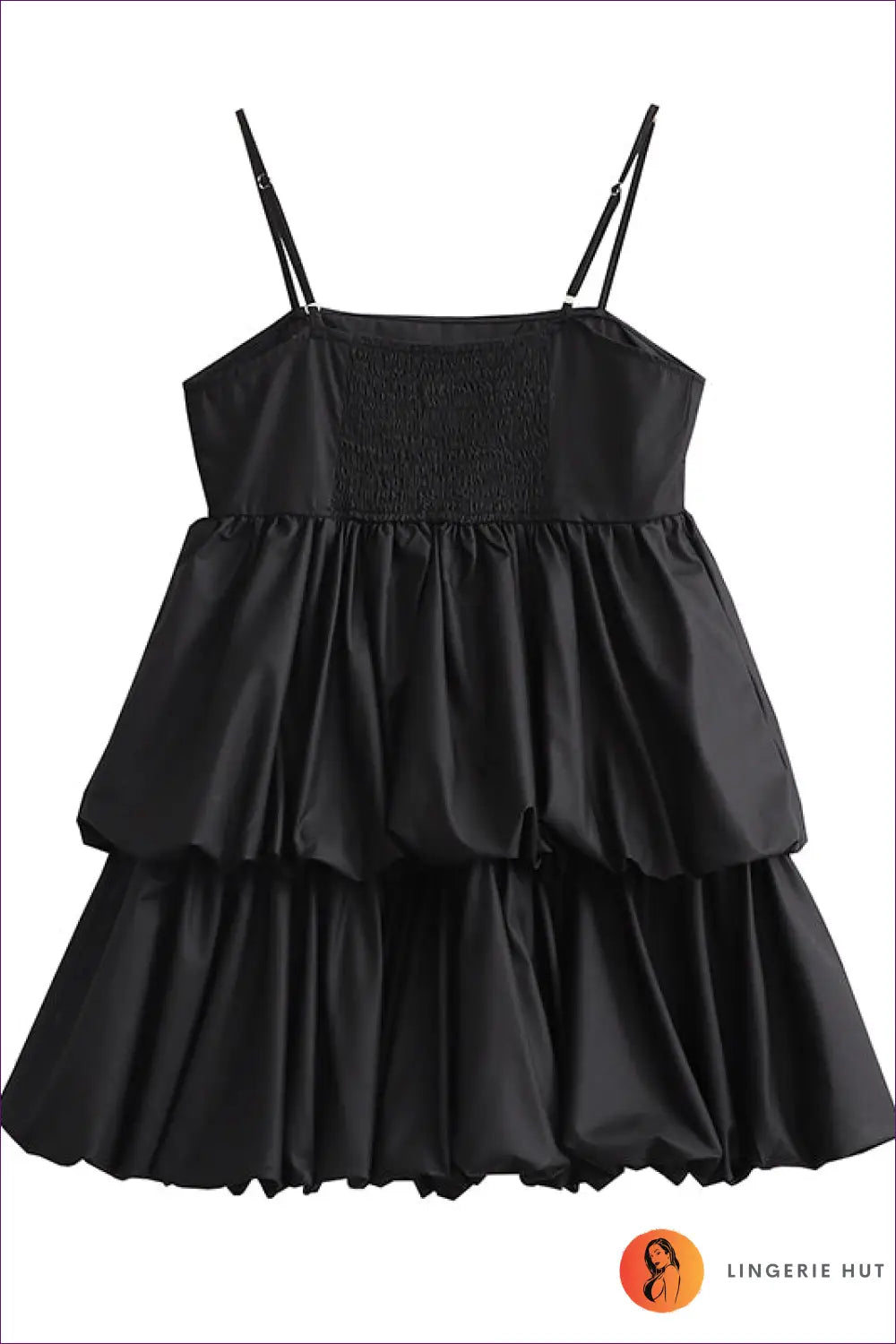 Tiered Mini Sundress - Effortless Weekend Energy - Dresses - Lingerie Hut - A-line • Boho • Casual • Chiffon • Dress