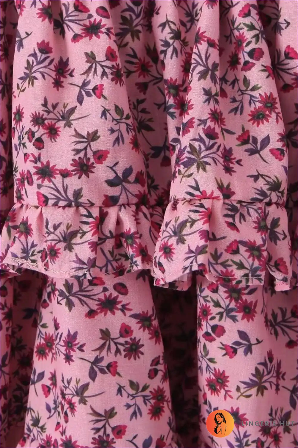 Mini Dress with Tiered Ruffles - Romantic Evenings for A-line, All Season, Casual, Date Night,