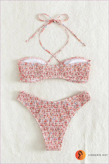 Mosaic Halter Bikini Set - Beach Ready For s