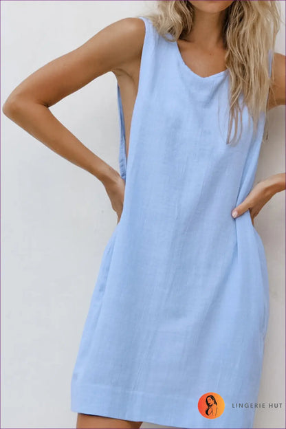 Nightdress with Side Pocket Detail - Sunlit Ease - Casual • Everyday • just in • Mini • Modest - Lingerie Hut