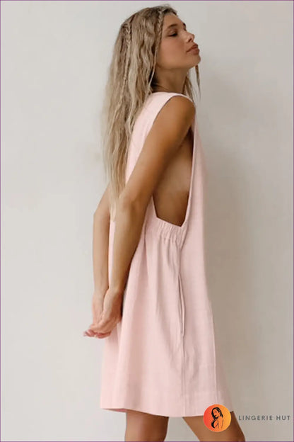 Nightdress with Side Pocket Detail - Sunlit Ease - Casual • Everyday • just in • Mini • Modest - Lingerie Hut