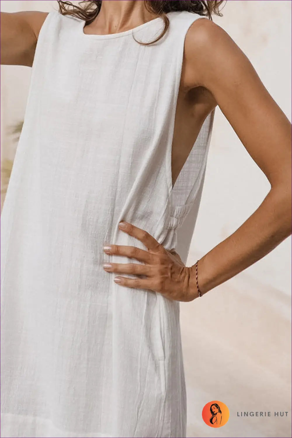 Nightdress with Side Pocket Detail - Sunlit Ease - Casual • Everyday • just in • Mini • Modest - Lingerie Hut