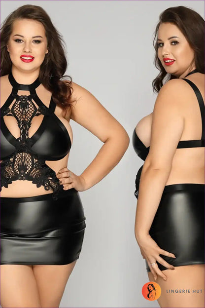 Nightgown Set with Lace Panels - Self-care Sunday for Boudoir, Halter, just In, Lace, Maxi