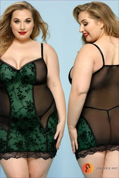 Nightgown Set with Lace Panels - Self-care Sunday for Boudoir, Halter, just In, Lace, Maxi