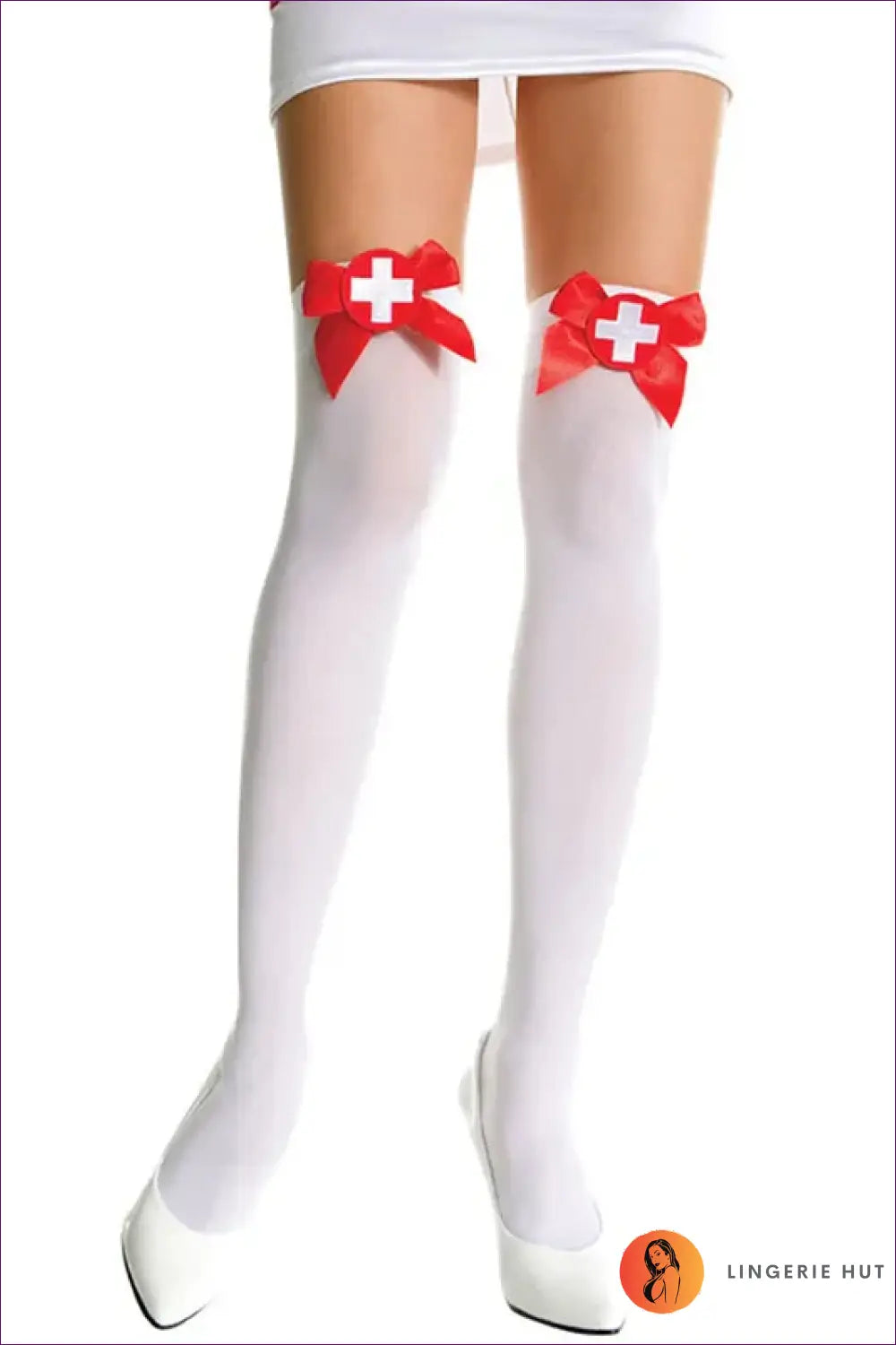 Nurse Costume Bodysuit with Cut-outs - Fantasy Roleplay Ready - 11 / s - Lingerie Hut - Backless • Cutout • Halter