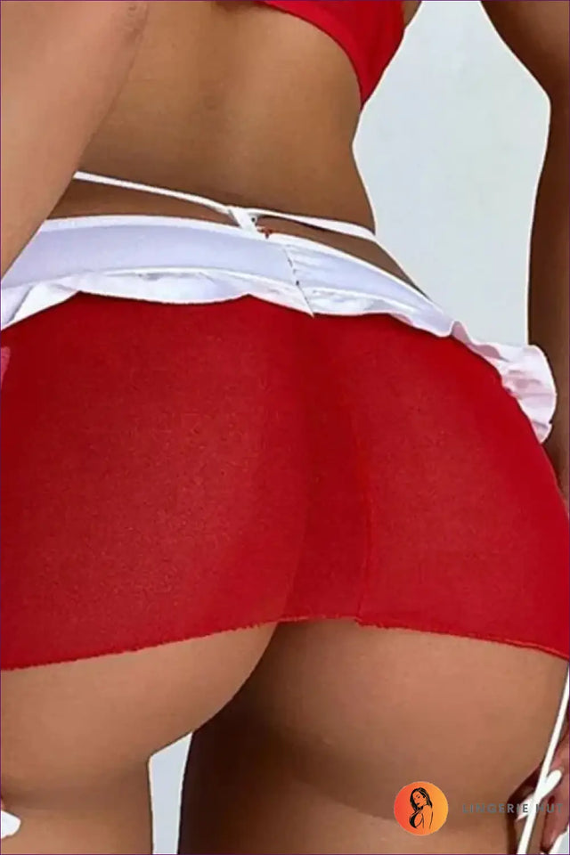 Nurse Costume with Sheer Skirt