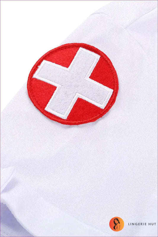 Nurse Costume Set with Belt & Headband - Fantasy Roleplay Ready - Outfit - Lingerie Hut - Boudoir • Date Night