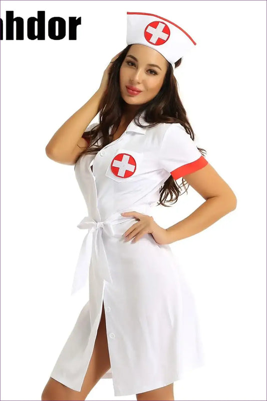 Nurse Costume Set - Fantasy Roleplay Ready - Outfit - Lingerie Hut - Casual • Clubwear • Mini