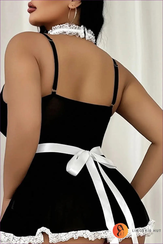 Nurse Costume with Sheer Button Front - Bold Confidence