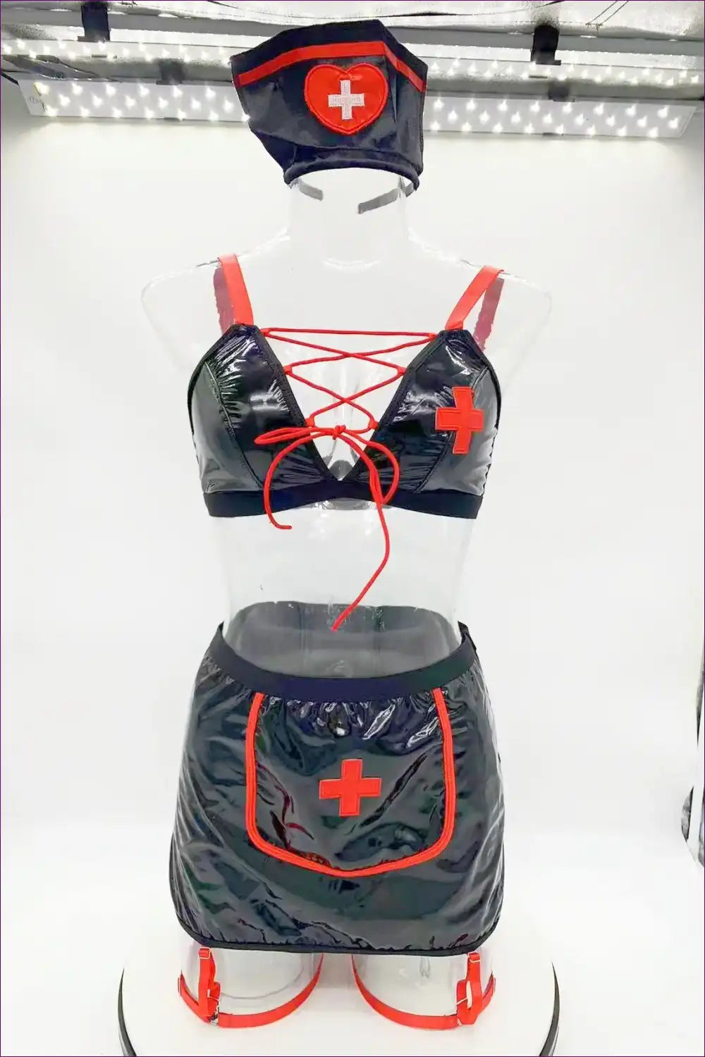 Nurse Costume with Two-piece Set - Versatile Party Style for A-line, Casual, Costume, Everyday,