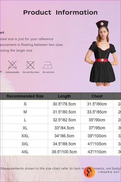 Nurse Dress Costume with Ruffled Tutu - Playful Carnival Vibes for Boudoir, Clubwear, Costume, Dresses,