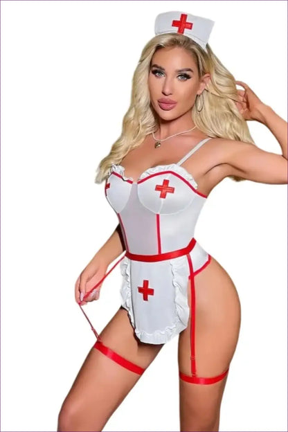 Nurse Uniform Costume - Flirty Role Play - Halloween • just in • Lingerie • Hut