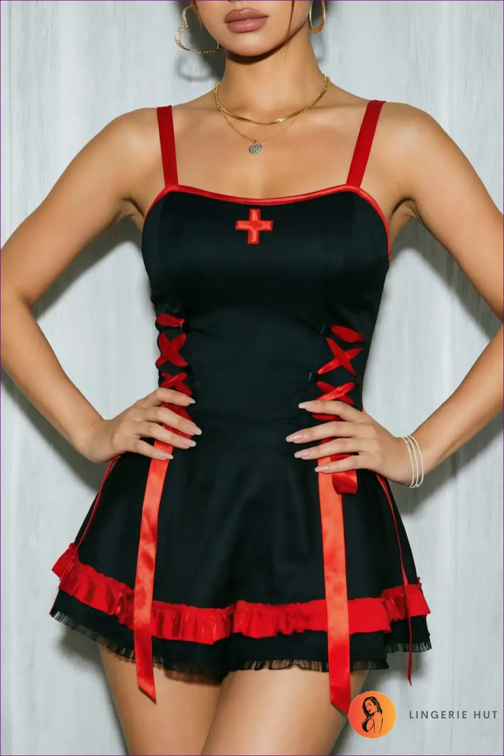 Nurse Uniform Costume - Flirty Role Play - C1 / s - Halloween • just in • Lingerie • Hut