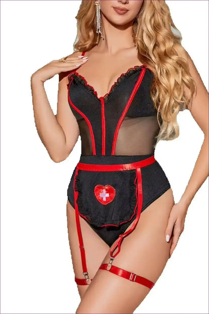 Nurse Uniform Costume - Flirty Role Play - Halloween • just in • Lingerie • Hut
