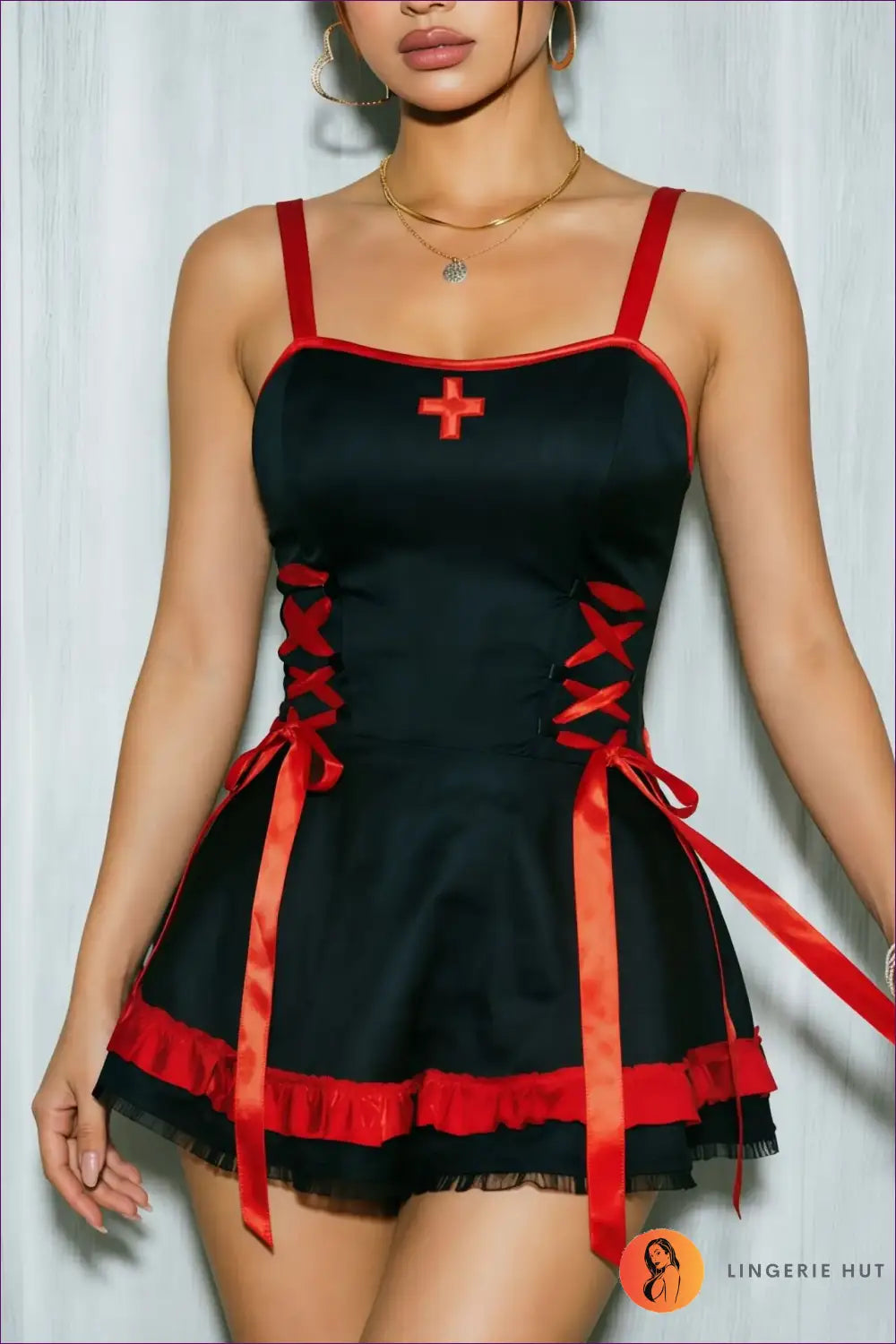 Nurse Uniform Costume - Flirty Role Play - Halloween • just in • Lingerie • Hut