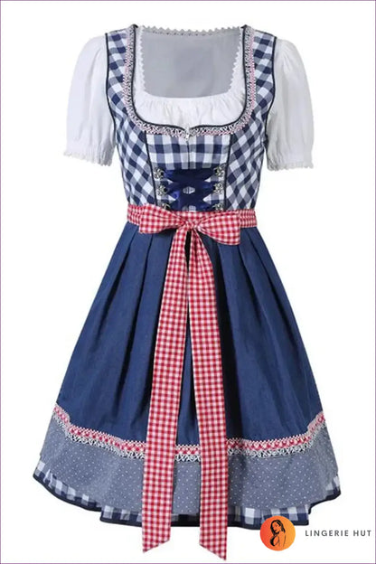 Oktoberfest Beer Maid Costume with Laced Bodice - Modern Twist - just in • Party - Lingerie Hut