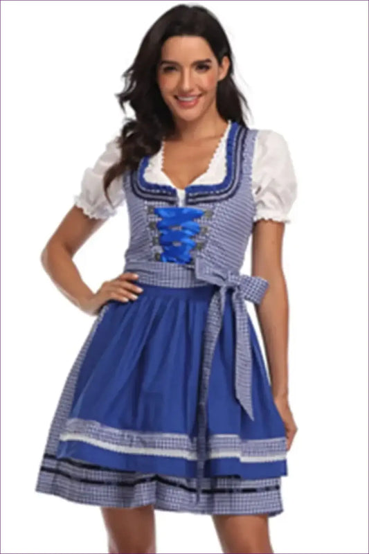 Oktoberfest Dirndl Costume with Corset Lace-up - Beer Hall Nights - Clubwear • just in • Night out • Lingerie Hut
