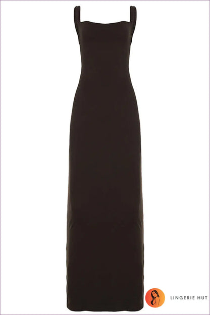 Open Back Maxi Dress - Summer Evenings Sorted - s / Brown - Dresses - Backless • Bodycon • Casual • Clothing • Lingerie