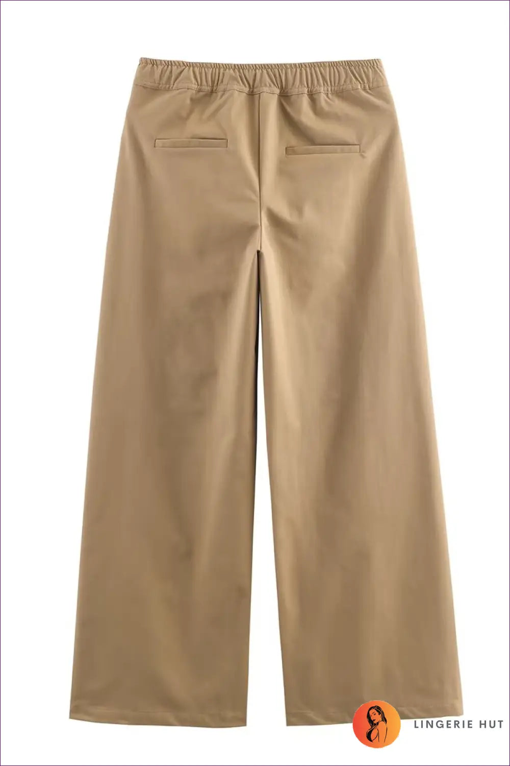 Co Ord Set with Collared Top & Wide-leg Trousers - Effortless Ease - Lingerie Hut - All Season • Casual • Everyday