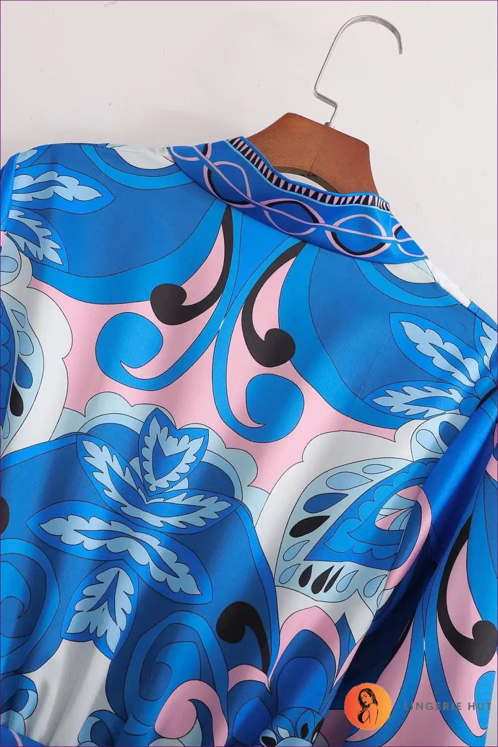 Paisley Print Wrap Dress with Belt - Bohemian Chic for Autumn, Boho, Casual, Dress, Everyday