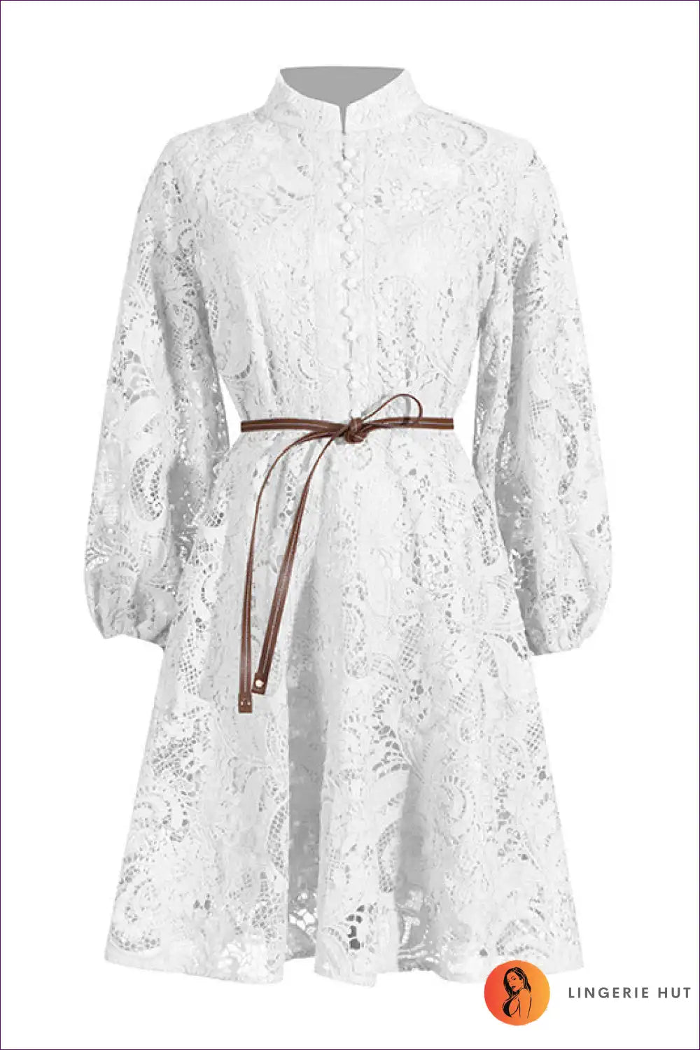 Parisian Elegance Lace Mini Dress - Cream Sophistication for a Line, Boho, Date Night, Dress, Glamour