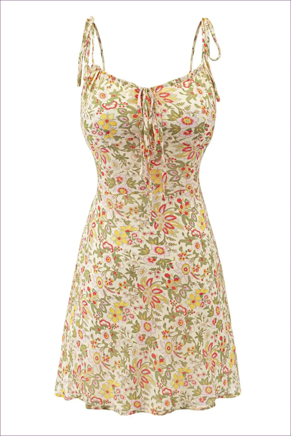 Pink Square-neck Bubble Skirt Cami Dress - Ruched Waist - Boho • Elegant • Everyday • just in - Pullwind