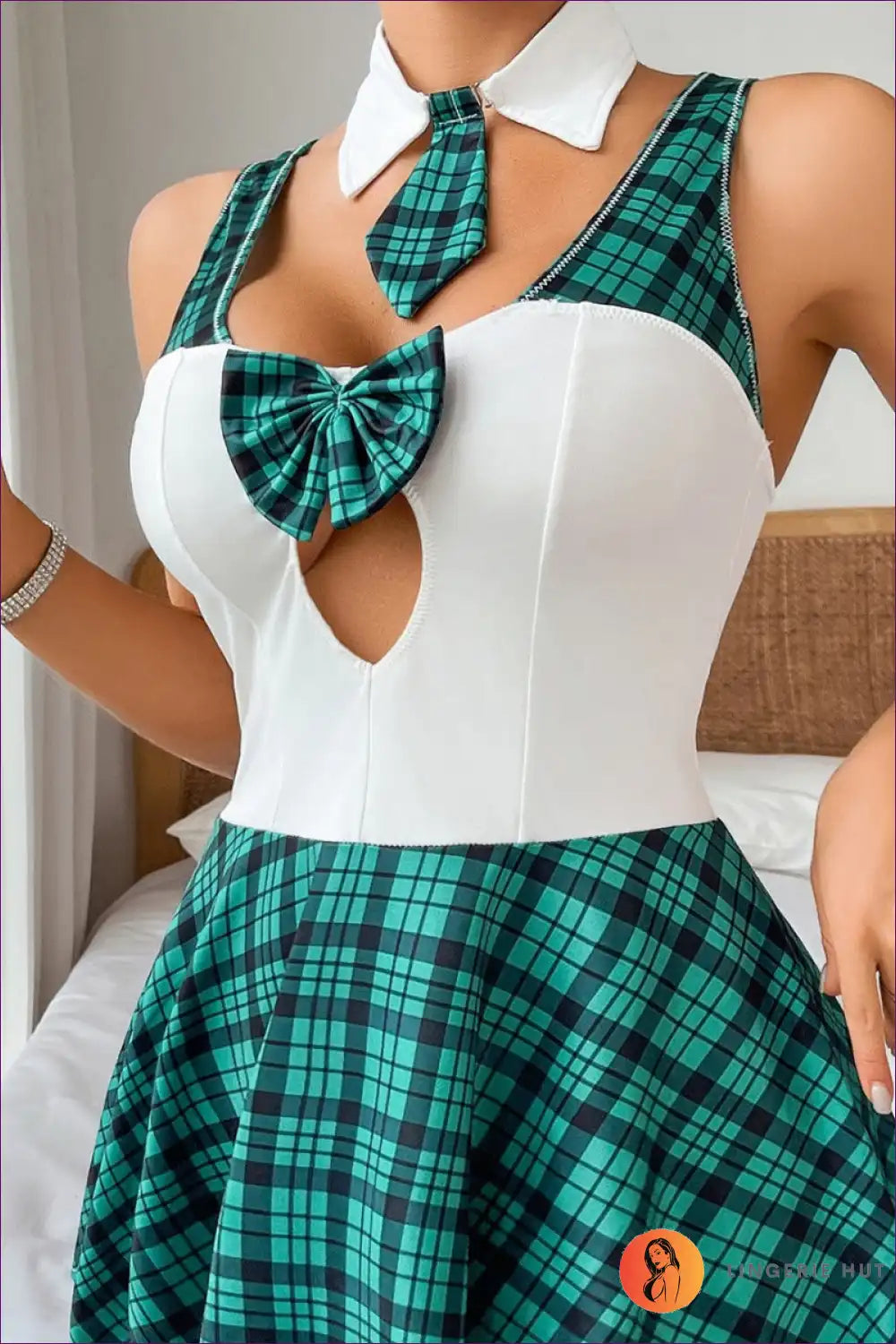 Plaid Student Role Play Babydoll - Unleash Your Inner Fantasy For x