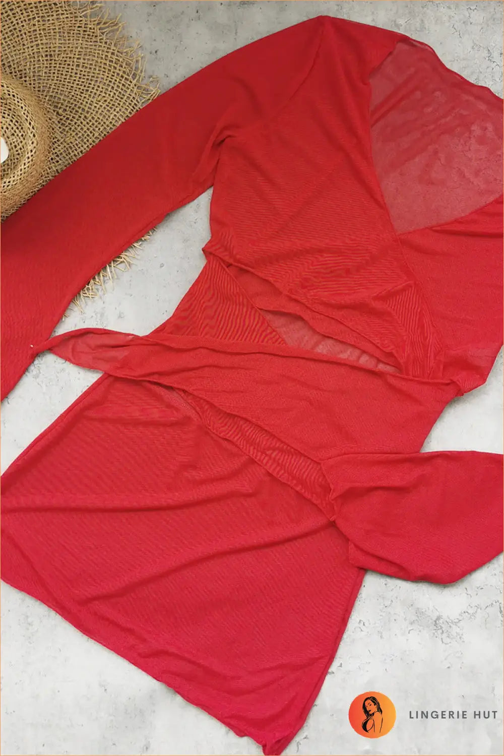 Pleated Triangle Bikini with Ruched Band - Poolside After Dark - one Size / Blouse Only - Swimwear - Beachwear