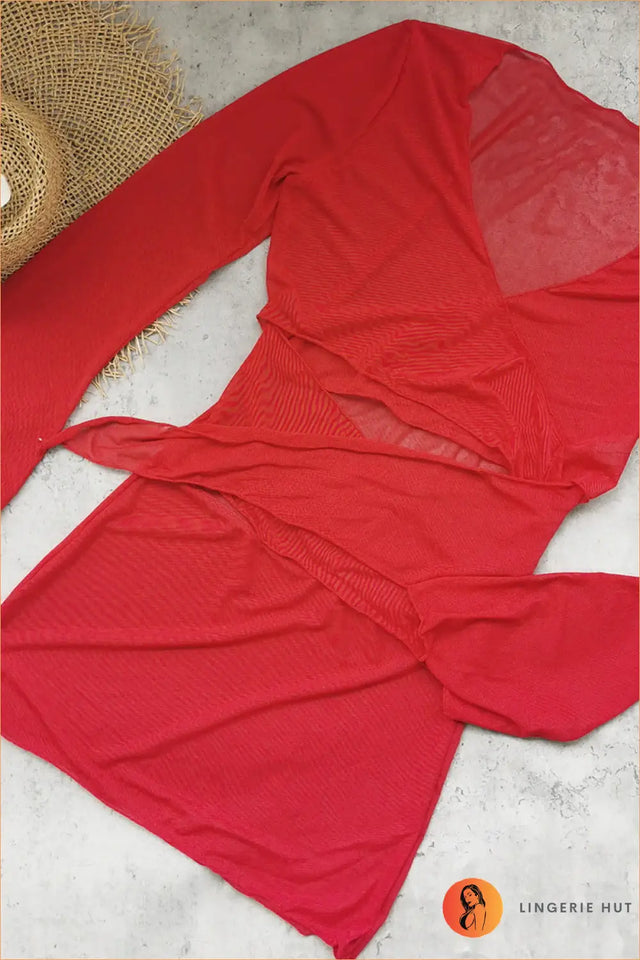Pleated Triangle Bikini with Ruched Band - Poolside After Dark