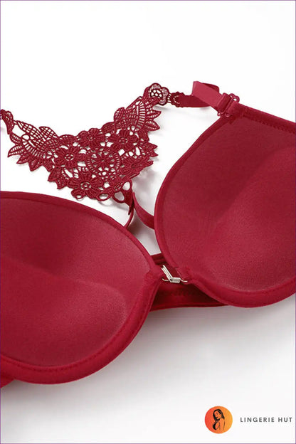 Plunge Bra Set with Push-up Support - Confident Date Night for Boudoir, Set, Date Night, Everyday,