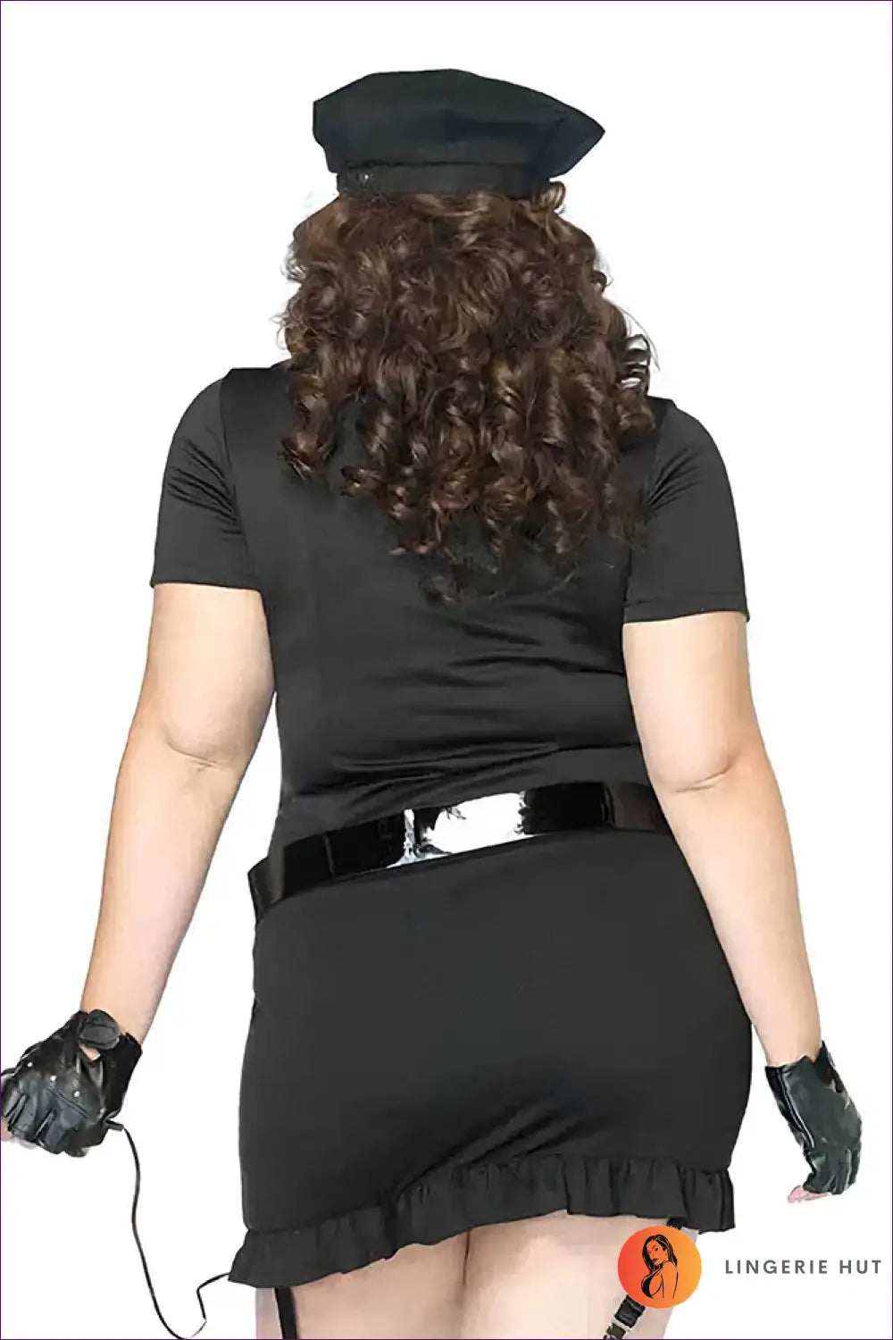 Police Costume with Badge Button Placket - Bold Command - All / one Size - Halloween • just in • Party • Role Play