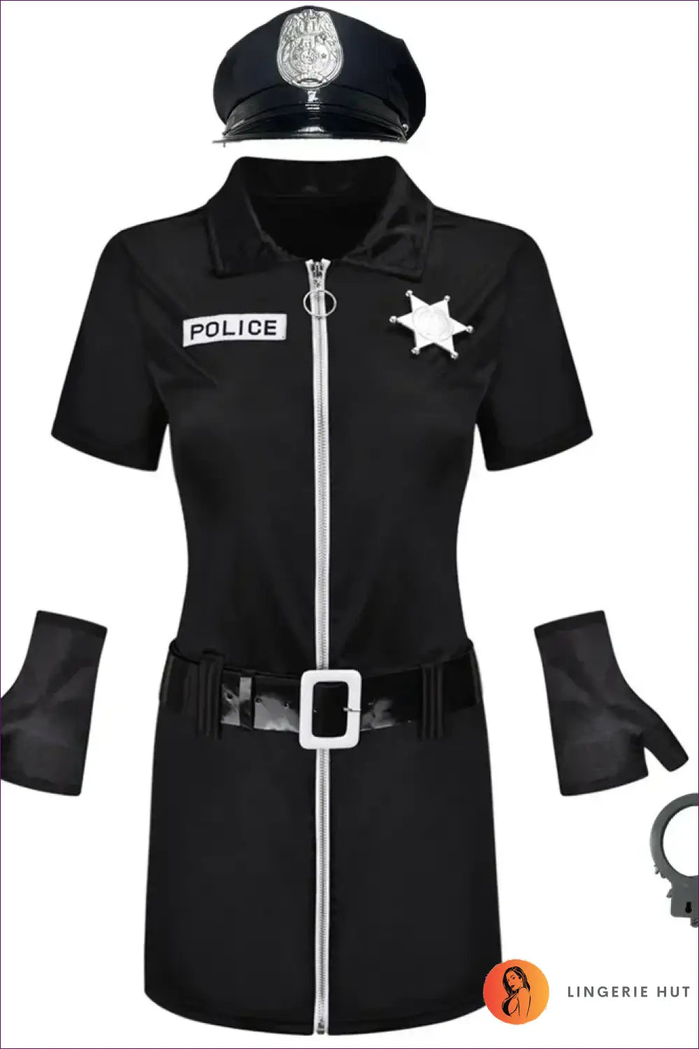Police Costume Outfit - Bold Role Play - Halloween • just in • Lingerie • Party - Hut