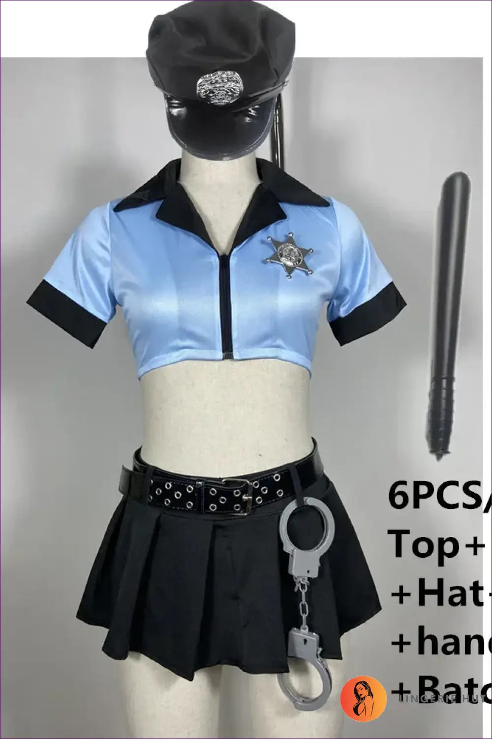 Police Officer Costume Outfit - Bold Role Play - Blue b / s - Halloween • just in • Lingerie • Night out - Hut