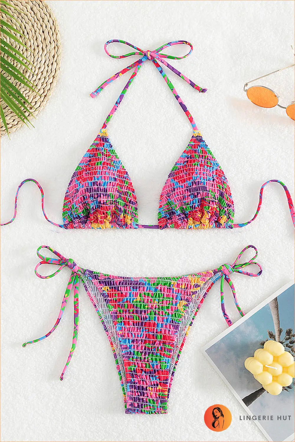 Polka Dot Bikini Set with Mini Skirt - Beach Day Poise - s / Red - Brazilian • Halter • High Leg • just in - Balance