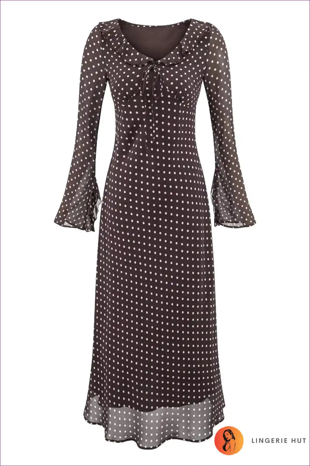 Coffee-Color with Polka Dot