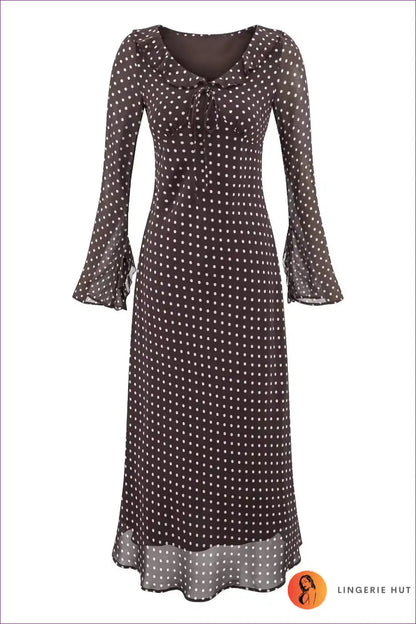 Coffee-Color with Polka Dot