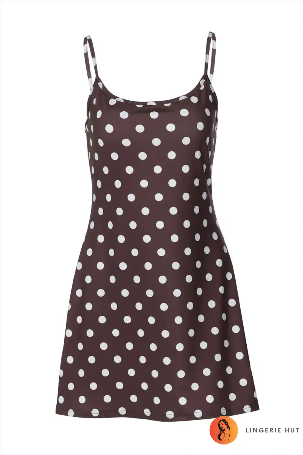 Polka Dot Spaghetti Strap Bodycon Dress - Partywear Ready for Bodycon, Clubwear, just In, Mini, Party