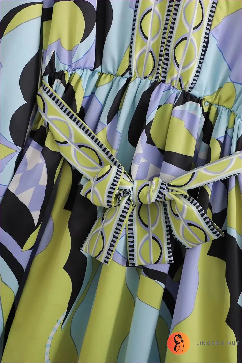 Printed Shirt Dress with Tie Belt - Effortless Chic