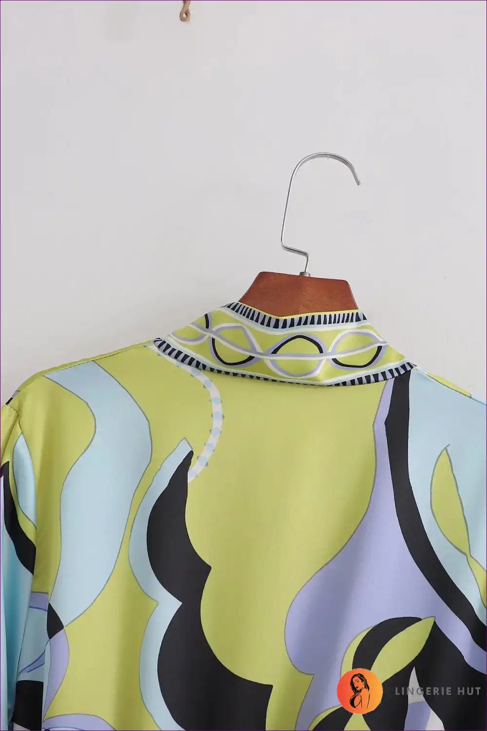 Printed Shirt Dress with Tie Belt - Effortless Chic