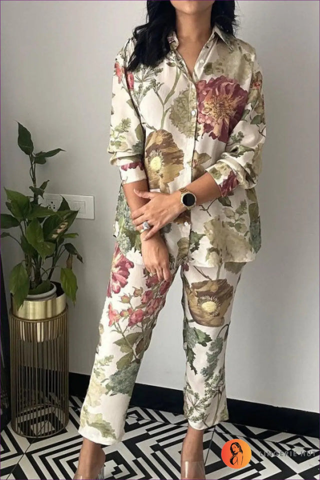 Floral Pyjama Set - Comfort For Every Morning Ritual